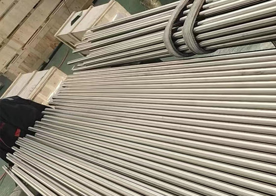 Harga bagus Tabung Inconel 600 dengan Rentang Leleh 1354-1413 °C Panas Spesifik 444 J/kg-°C dan Permeabilitas 1,010 on line