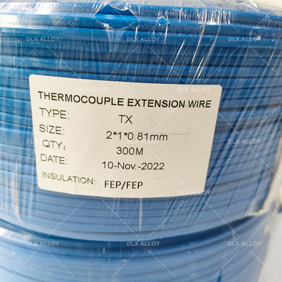 Harga bagus 28AWG Cast Iron Thermocouple Protection Tube Grade Extension Grade TPX / TNX Untuk Keandalan jangka panjang on line