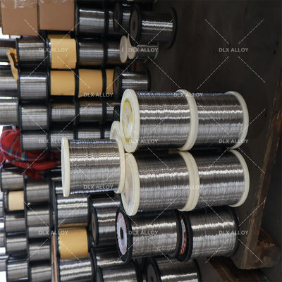 Kawat Nikel Krom 70/30 SWG 33 34 35 yang Di-anneal Peralatan Perlakuan Panas Kawat Resistansi Ni70Cr30