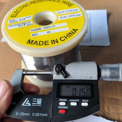 Harga bagus Ketahanan Korosi Kawat Nikel Logam Murni Tinggi 99,9% Kemurnian 0.025mm Ketebalan on line