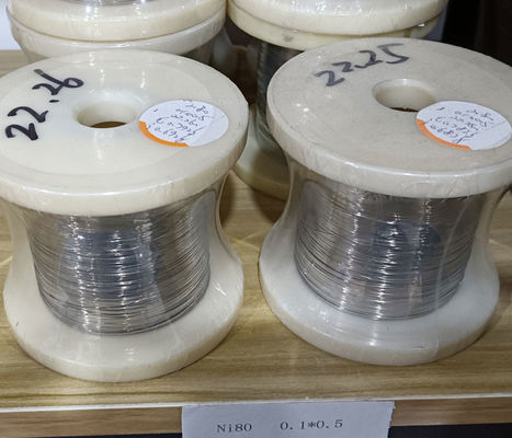 Harga bagus Kawat Datar Resistansi Ni70Cr30 NIKROTHAL 70 Pabrik on line