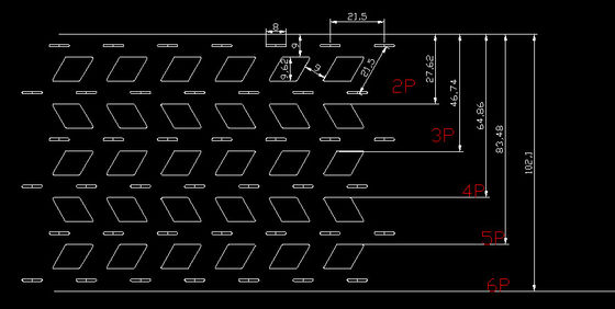Harga bagus Strip Nikel Murni 4p Dengan Jarak Pitch 19mm Untuk Baterai 18650 on line